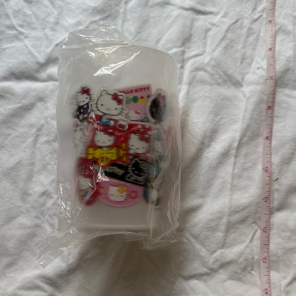 Hello Kitty 50th anniversary cup- White and Red